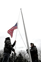 Johnson flagpole dedicate 12/18
